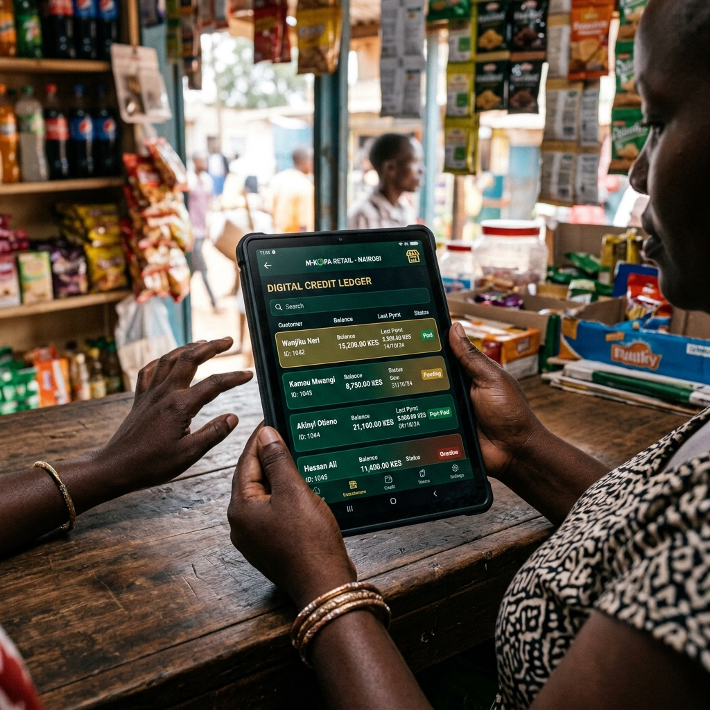 Customer Credit Tracking ledger