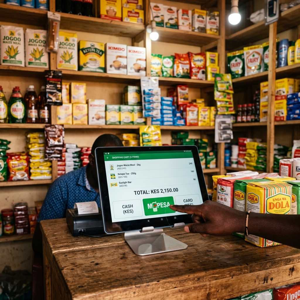 JURE POS Merchant Terminal on Tablet